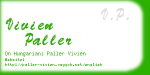 vivien paller business card